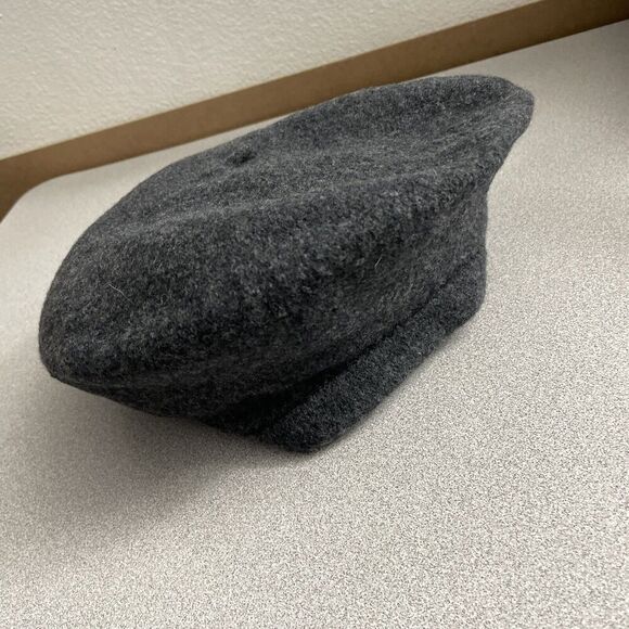 Vintage Beret Basque 100% Wool Hat Gray Mens RN 58584 Made In Czech Republic - Picture 4 of 8